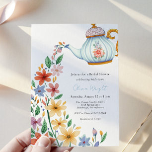 Invitation Douche de la fête du thé nuptiale