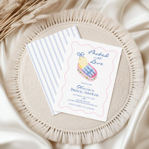 Invitation Douche de Mariage aux Sardines 'Packed with Love'
