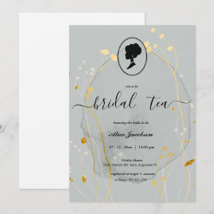 Invitation douche de nuptiale à fleurs vintages