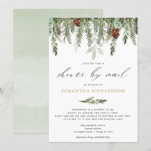 Invitation Douche d'hiver par Mail pin neutre genre
