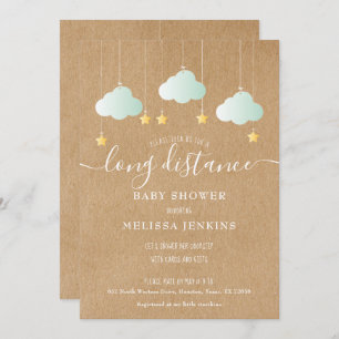 Invitation Douche Longue Distance / Sprinkings By Mail