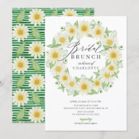 Douche marée marguerite, Brunch nuptial floral flo