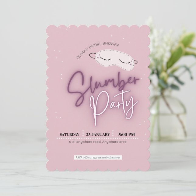 Invitation Douche nuptiale (Debout devant)