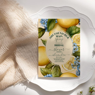 Invitation Douche nuptiale au citron Elle a trouvé son presso
