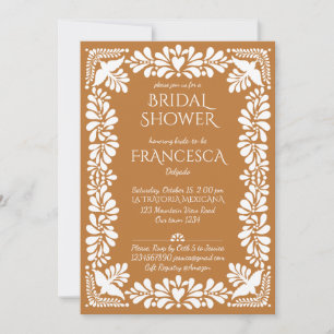 Invitation Douche nuptiale de talavera mexicaine
