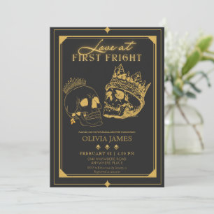 Invitation Douche nuptiale d'Halloween