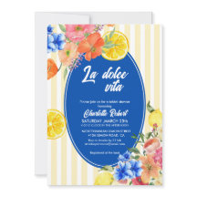 Douche nuptiale italienne au citron