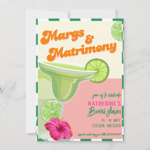 Invitation Douche nuptiale Margs & Mariage Lime
