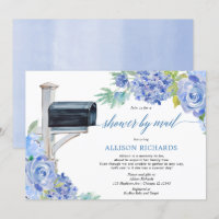 Douche par courrier baby shower de garçon floral b