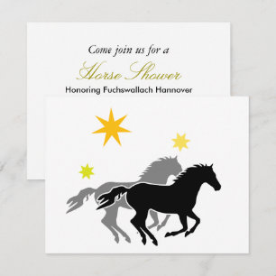 Invitation Douche pour chevaux