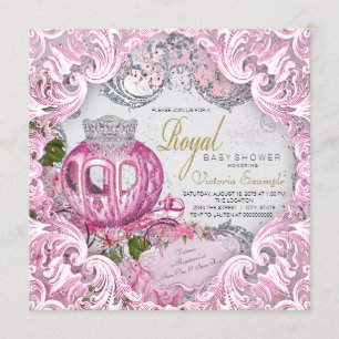 Invitation Douche royale princière pour bébés