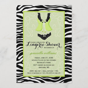 Invitation Douche sauvage de fantaisie Bachelorette de