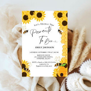Invitation Doucher les parents pour être baby shower
