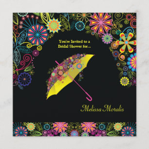 Invitation Douches d'invitation d'éclat