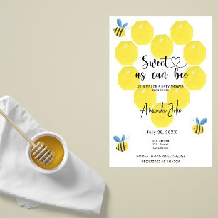 Invitation Doux comme peut l'être une baby shower