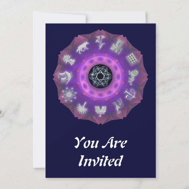 Invitation Douze tribus (Devant)