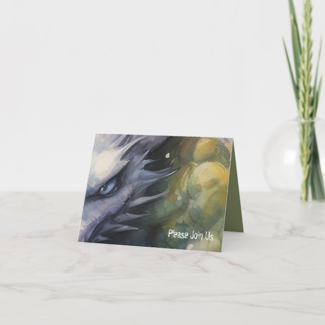 Invitation Dragon Eye Party (Devant)