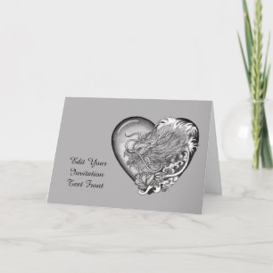 Invitation Dragon Heart
