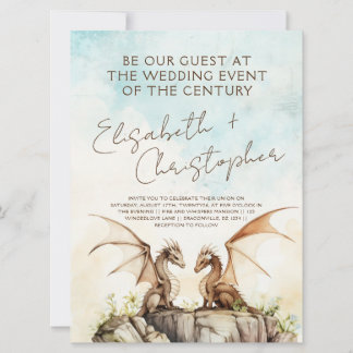 Invitation Dragon Love