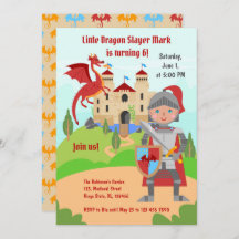 Dragon Slayer Knight Boy fête d'anniversaire