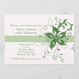 Invitation dramatique et fanfare verte