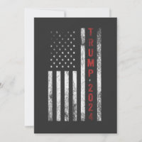 Drapeau américain Trump 2024 en détresse cadeau Vi