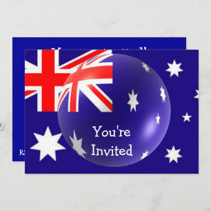 Invitation Drapeau australien