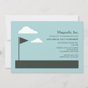Invitation Drapeau de Golf
