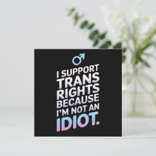 Invitation Drapeau de la fierté trans allié soutien