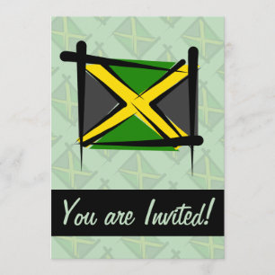 Invitation Drapeau de la Jamaïque
