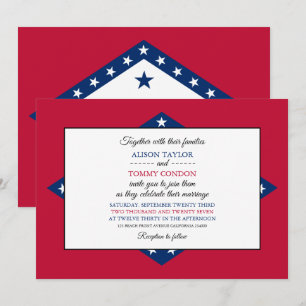 Invitation Drapeau de l'Arkansan, Drapeau du Mariage de l'Ark