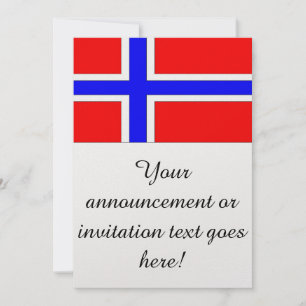 Invitation Drapeau de Norway