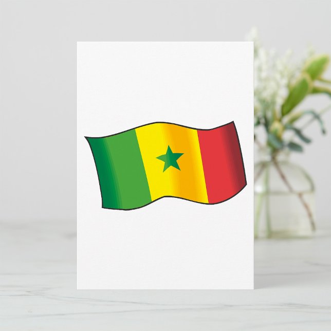 Invitation Drapeau du Sénégal (Créateur téléchargé)