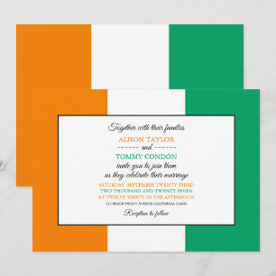 Invitation Drapeau ivoirien, Drapeau du Mariage ivoirien