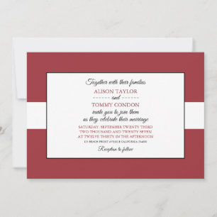 Invitation Drapeau letton, Drapeau letton Mariage