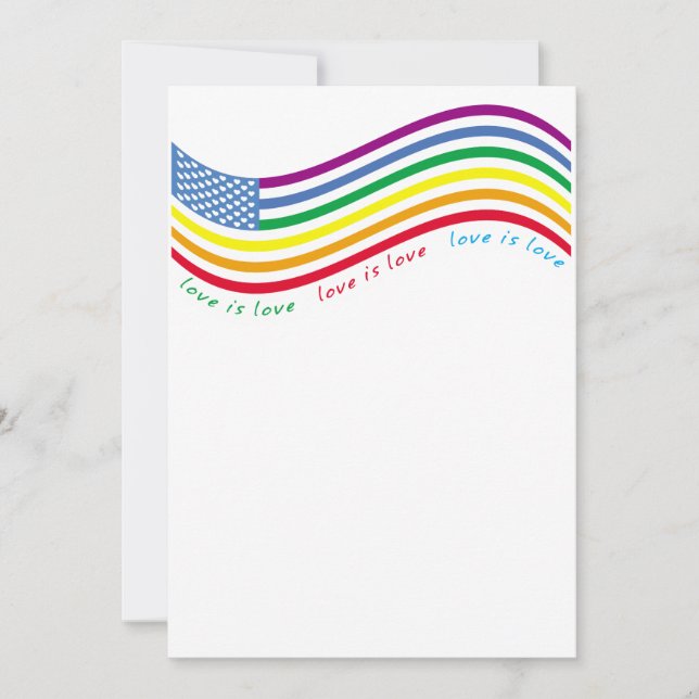 Invitation Drapeau LGBT (Devant)