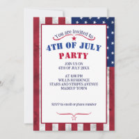 Drapeau USA vintage rouge blanc bleu Fête du 4 jui