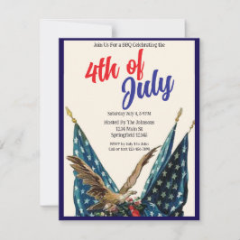 Invitation Drapeaux et Fête de l'Aigle Patriotique 4 juillet 