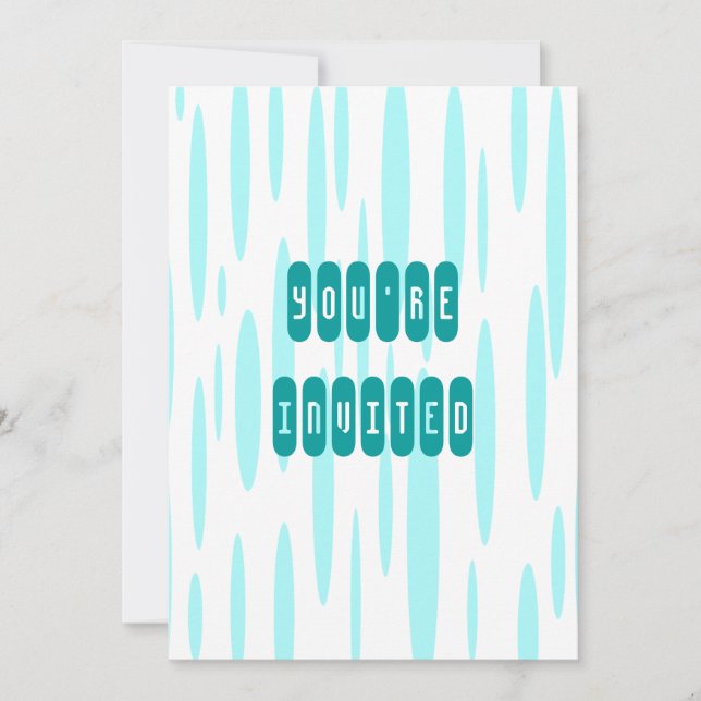 Invitation Dreads Aqua (Devant)