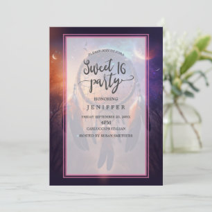 Invitation Dreamcatcher dans la forêt