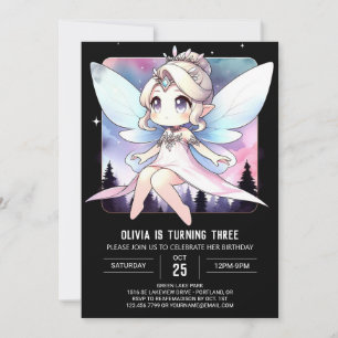 Invitation Dreamthème Fairy Anniversaire