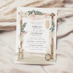 Invitation Dreamy Bohemian Beach Wedding