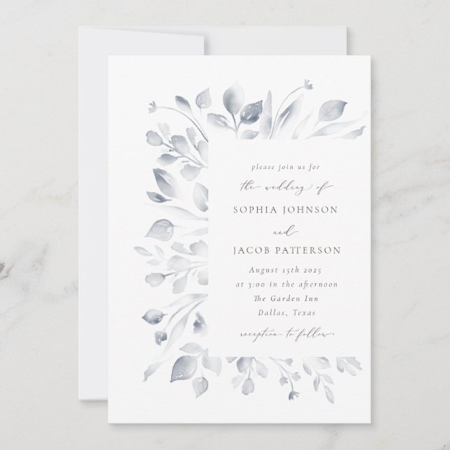 Invitation Dreamy Foliage (Devant)