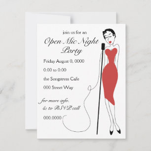 Invitation Dreamy Songstress