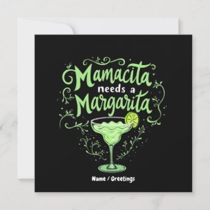 Invitation Drôle Cinco De Mayo Mamacita A Besoin D'Une Margar