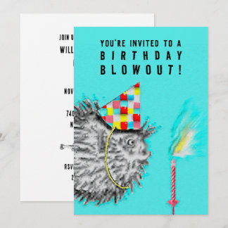 Invitation drôle de fête d'anniversaire