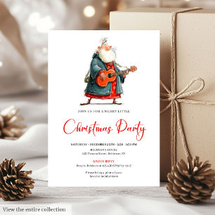 Invitation drôle de Noël pour enfants avec un Père