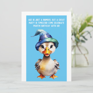 Invitation drôle d'invitation d'anniversaire │ age est juste