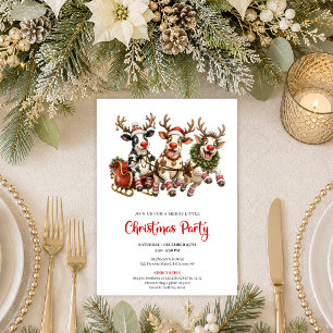 Invitation drôle et fantaisiste pour une fête de N