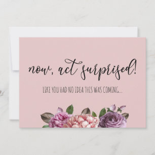 Invitation Drôle Maintenant Agissez Surpris Serez-Vous Ma Fem
